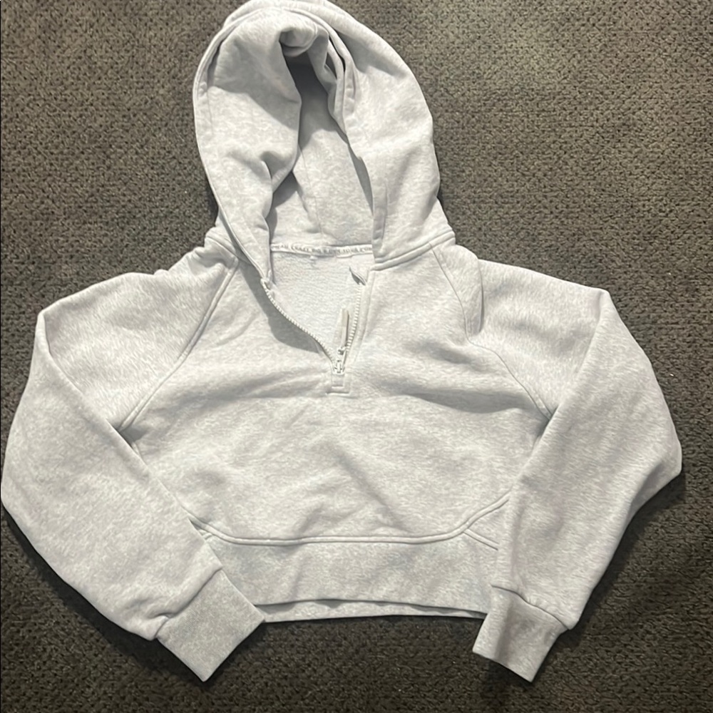 Athleta Girls Light Gray Hoodie
